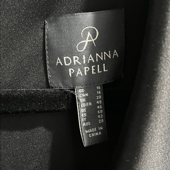 Adrianna Papell Black Tuxedo Jumpsuit - Picture 4 of 9